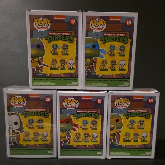 Funko Pop! Teenage Mutant Ninja Turtles Collection Set - Picture 3 of 11